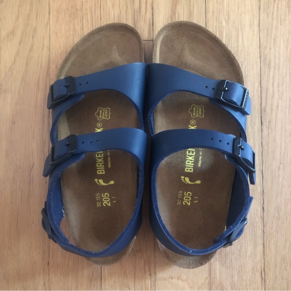 New Birkenstock Roma Navy Blue Sandals US size 1